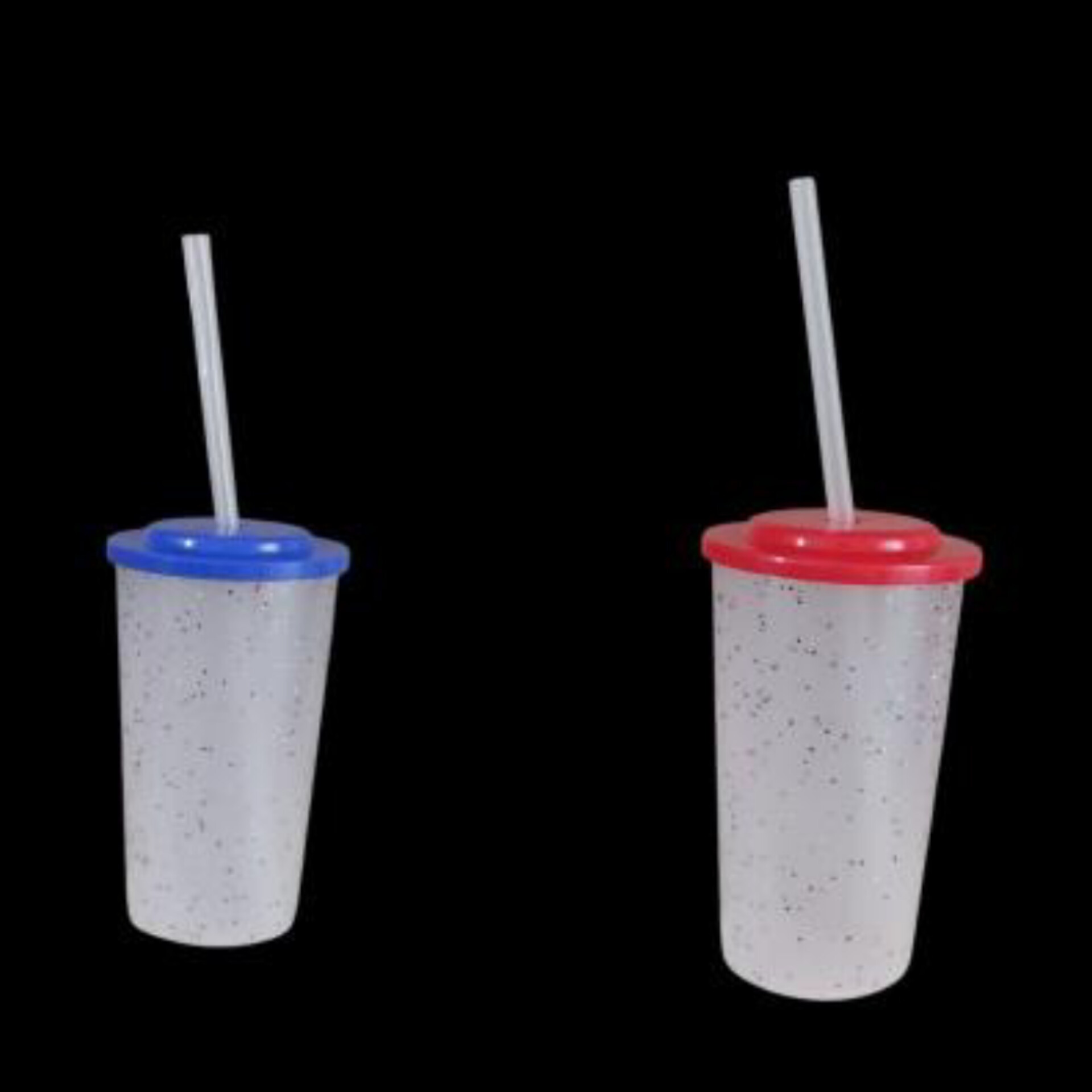 VASO GLITTER CHICO TAPA